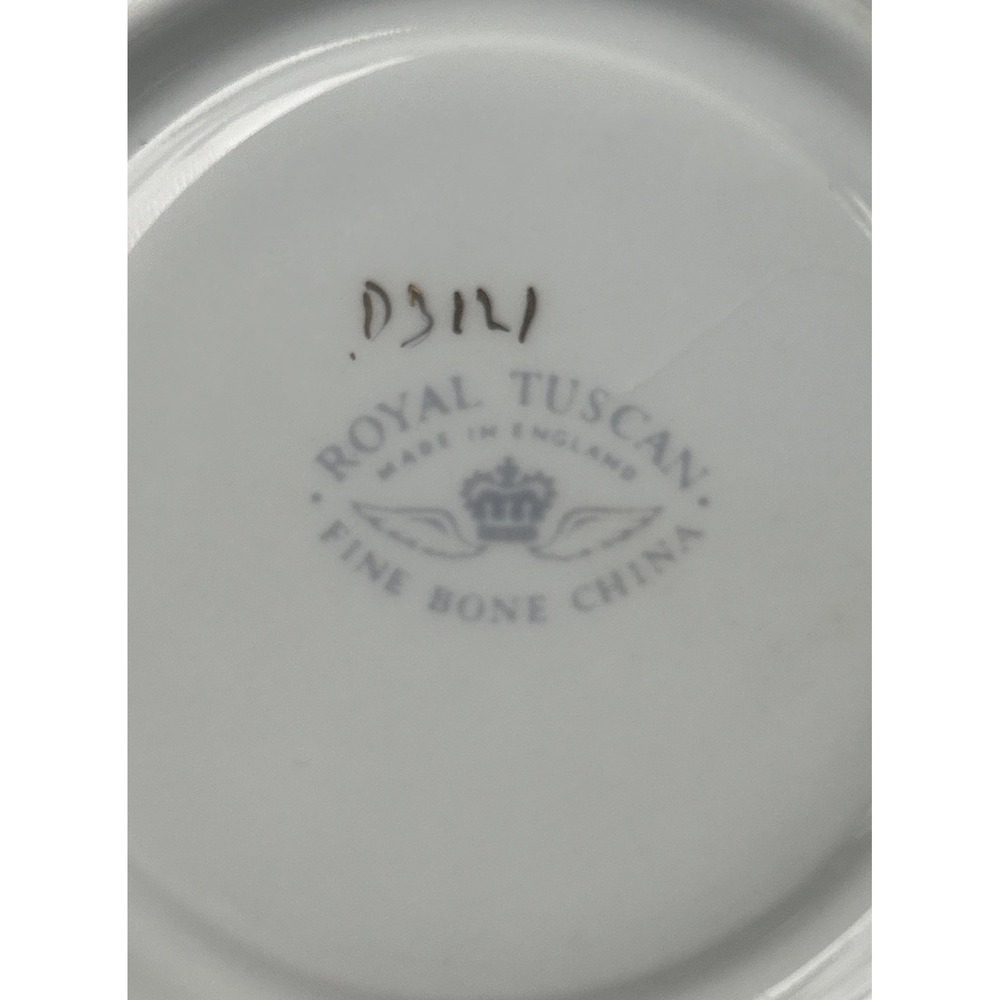 Vintage Royal Tuscan Fine Bone China Cup/Saucer Set Mini Floral Pattern - Picture 3 of 15